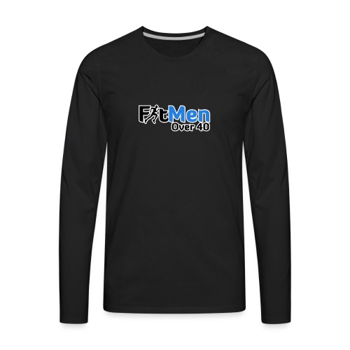 Fit Men Over 40 V-Neck Short Sleeve Shirt - Men's Premium Long Sleeve T-Shirt