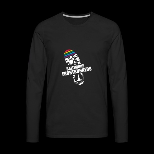 Baltimore Frontrunners White - Men's Premium Long Sleeve T-Shirt