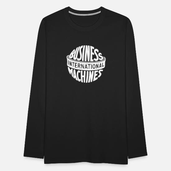 vintage Ibm Logo' Men's Premium Longsleeve Shirt | Spreadshirt