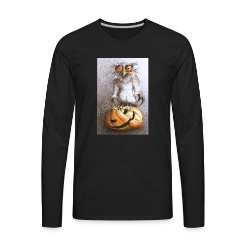 Vampire Owl - Men's Premium Long Sleeve T-Shirt