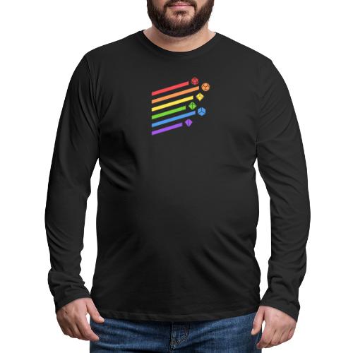 Original Rainbow Dice Ray - Men's Premium Long Sleeve T-Shirt