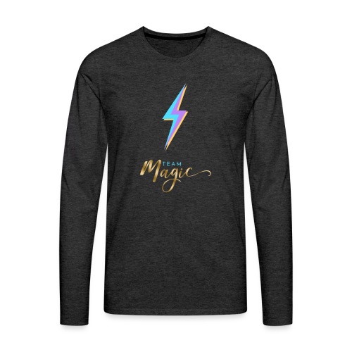 Team Magic With Lightning Bolt - Men's Premium Long Sleeve T-Shirt