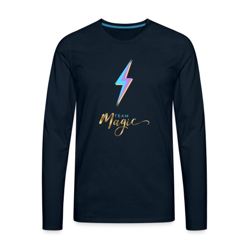 Team Magic With Lightning Bolt - Men's Premium Long Sleeve T-Shirt