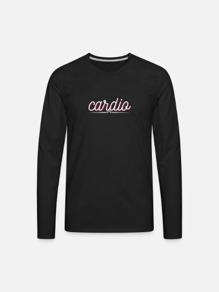 Cardio - Men's Premium Long Sleeve T-Shirt - black