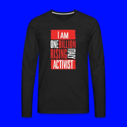 One Billion Rising Italy - Men's Premium Long Sleeve T-Shirt