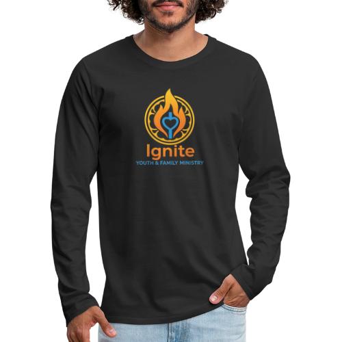 Ignite Youth and Family Logo - Men's Premium Long Sleeve T-Shirt