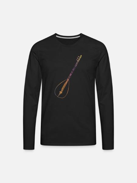 Turkish Music - Men's Premium Long Sleeve T-Shirt - black