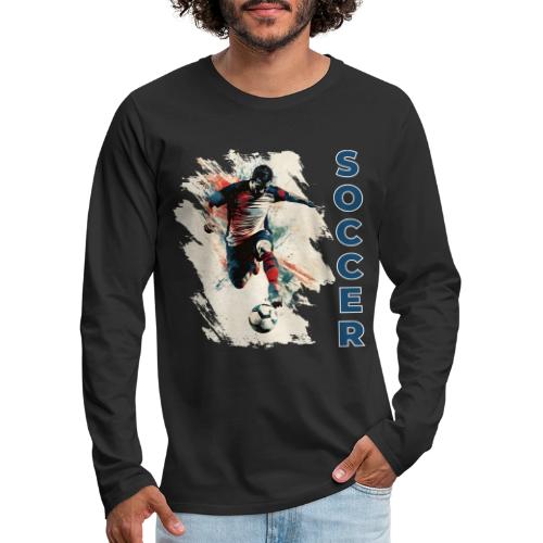 Soccer Power Move - Men's Premium Long Sleeve T-Shirt