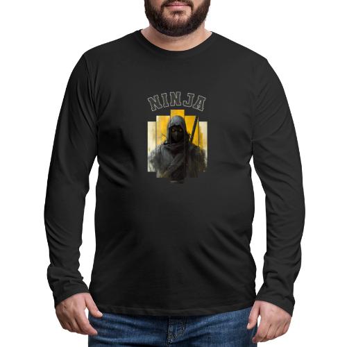 Silent Ninja Code - Men's Premium Long Sleeve T-Shirt