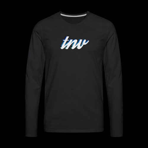 TNV WHITE DESIGN CLSSC png - Men's Premium Long Sleeve T-Shirt