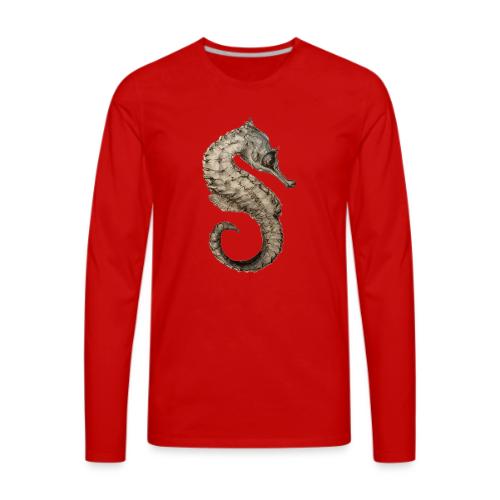 seahorse sea horse - Men's Premium Long Sleeve T-Shirt