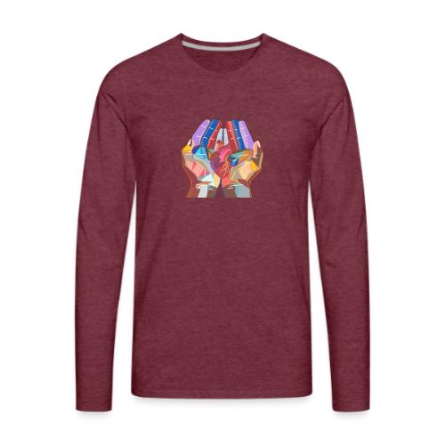 Heart in hand - Men's Premium Long Sleeve T-Shirt
