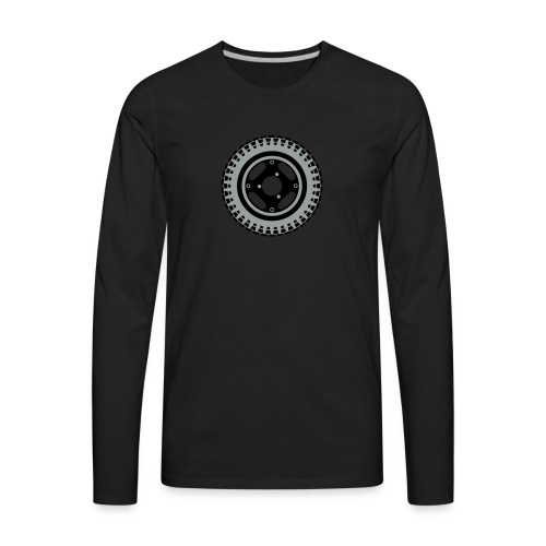 Z50 Wheel (Eighties & Nineties) - Men's Premium Long Sleeve T-Shirt