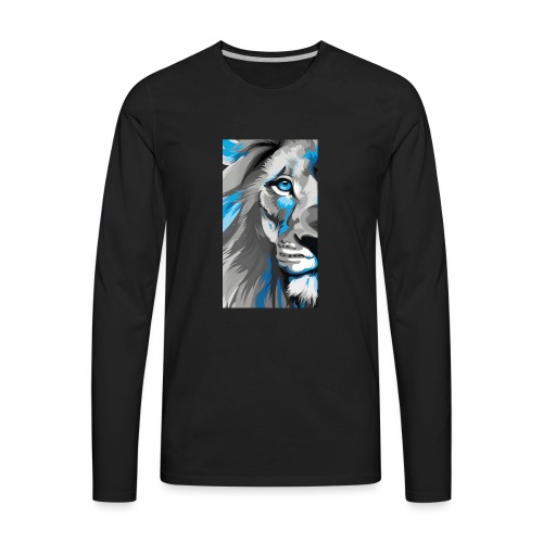 Blue lion king - Men's Premium Long Sleeve T-Shirt