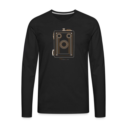 Camera Sketches - Brownie Target 16 - Men's Premium Long Sleeve T-Shirt