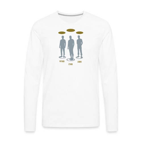 Pathos Ethos Logos 1of2 - Men's Premium Long Sleeve T-Shirt
