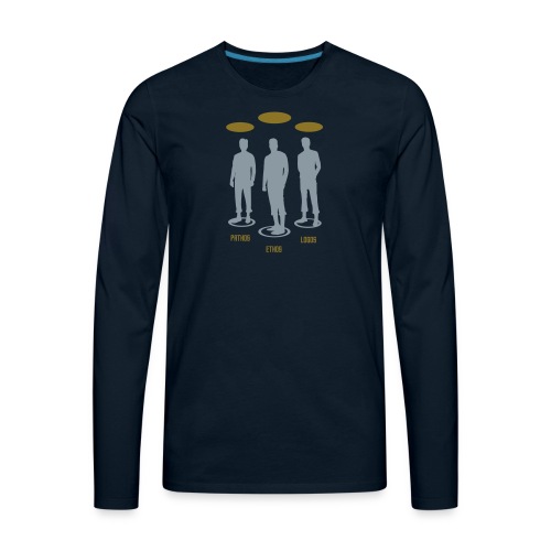 Pathos Ethos Logos 1of2 - Men's Premium Long Sleeve T-Shirt