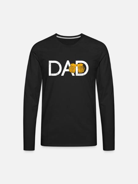 Bier Papa - Men's Premium Long Sleeve T-Shirt - black
