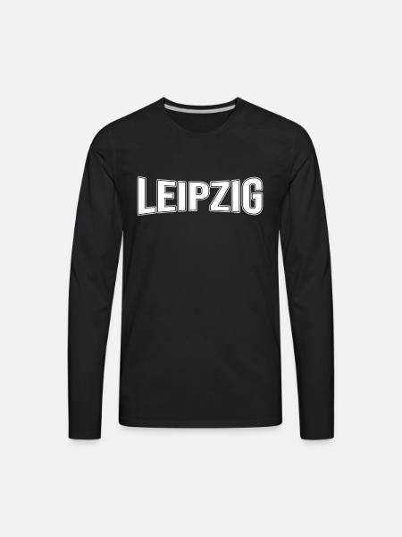 leipzig - Men's Premium Long Sleeve T-Shirt - black
