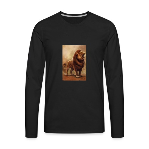 Lion power roar - Men's Premium Long Sleeve T-Shirt