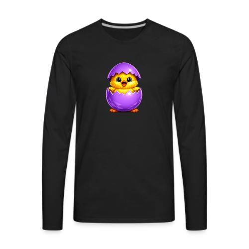 Easter Chick Purple - Men's Premium Long Sleeve T-Shirt