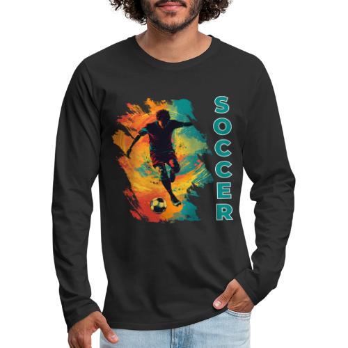 Soccer Hero Mode - Men's Premium Long Sleeve T-Shirt