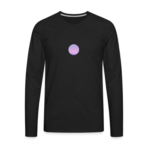 lofi hip hop tumblr pink logo - Men's Premium Long Sleeve T-Shirt