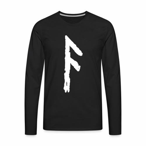 Elder Futhark Rune Ansuz - Letter A - Men's Premium Long Sleeve T-Shirt