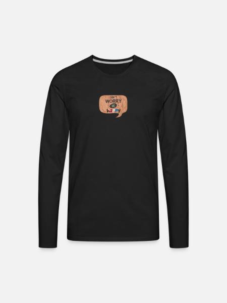 Happy thoughts - Men's Premium Long Sleeve T-Shirt - black