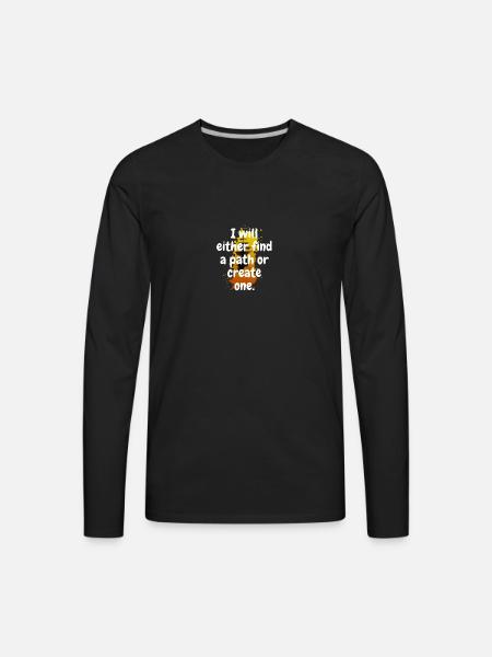 Everything will be ok - Men's Premium Long Sleeve T-Shirt - black