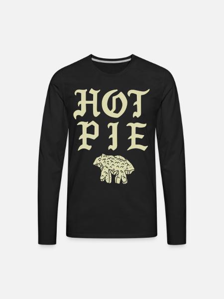 Hot Pie - Men's Premium Long Sleeve T-Shirt - black