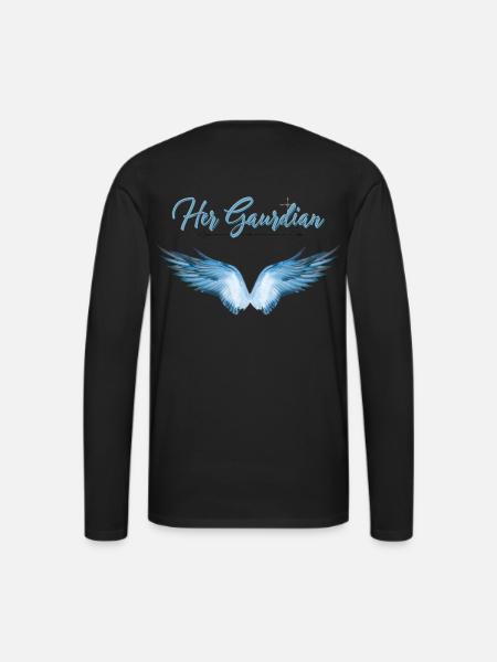Her Guardian - Men's Premium Long Sleeve T-Shirt - black