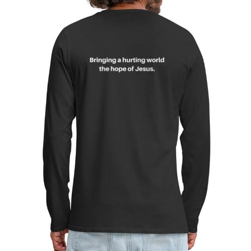 Logo and Mission Statement - Men's Premium Long Sleeve T-Shirt