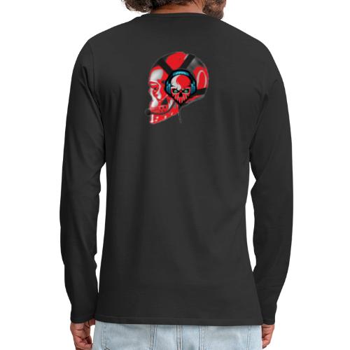 red head gaming logo no background transparent - Men's Premium Long Sleeve T-Shirt