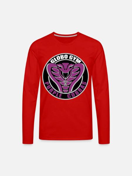 Globo GYM - Men's Premium Long Sleeve T-Shirt - red