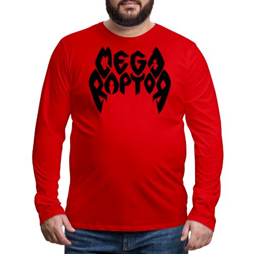 Megaraptor Logo Black - Men's Premium Long Sleeve T-Shirt