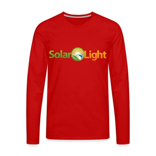 Solar Light Logo only - Men's Premium Long Sleeve T-Shirt