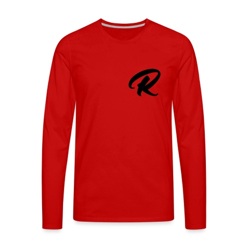 Revival Youth Black R Logo - Men's Premium Long Sleeve T-Shirt