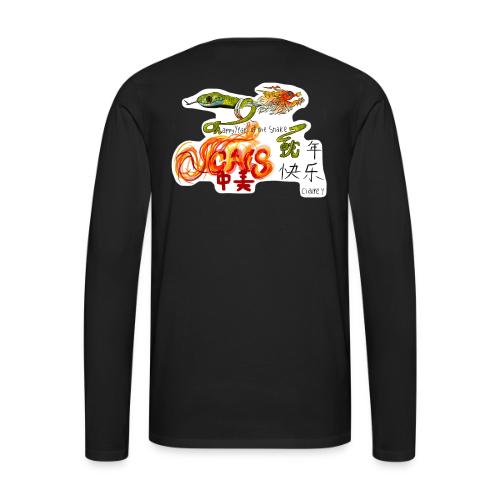 Lunar New Year 2025 MS Design Winner: Claire Y - Men's Premium Long Sleeve T-Shirt