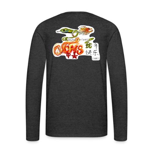 Lunar New Year 2025 MS Design Winner: Claire Y - Men's Premium Long Sleeve T-Shirt