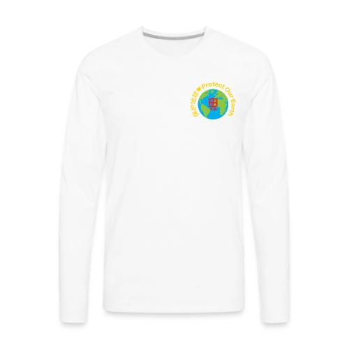Earth Day Kindness Dragon Gold - Men's Premium Long Sleeve T-Shirt