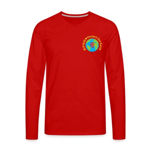 Earth Day Kindness Dragon Gold - Men's Premium Long Sleeve T-Shirt