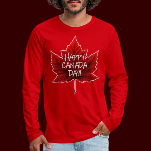 Happy Canada Day Shirts & Gifts - Men's Premium Long Sleeve T-Shirt