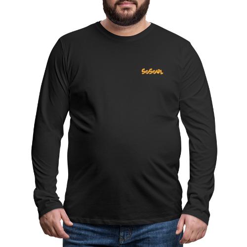 Sharing Our Universal Love Design (Back) - Men's Premium Long Sleeve T-Shirt