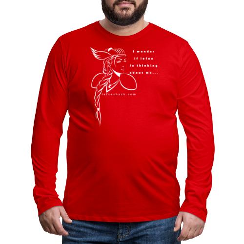 Granrud's Lefse Viking Girl - Men's Premium Long Sleeve T-Shirt