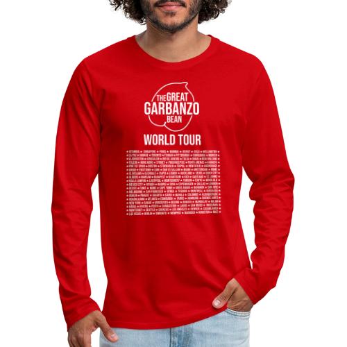 The Great Garbanzo Bean World Tour - Men's Premium Long Sleeve T-Shirt