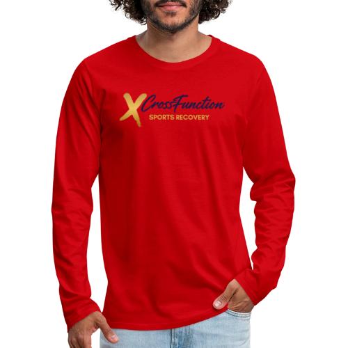 XF Sports Recovery- Dark Logo (front only) - Men's Premium Long Sleeve T-Shirt