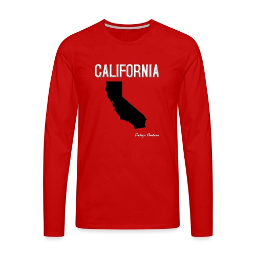 CALIFORNIA WHITE - Men's Premium Long Sleeve T-Shirt