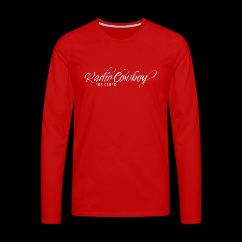 Radio Cowboy Merch - Front Design - Men's Premium Long Sleeve T-Shirt