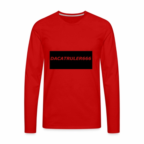 DaCatRuler666 1'st merch set - Men's Premium Long Sleeve T-Shirt